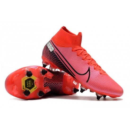 Nike Mercurial Superfly 7 Elite SG High Pink Black Soccer Cleats