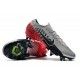 Nike Mercurial Superfly 7 Elite SG-PRO AC Low Silver Black Red Soccer Cleats