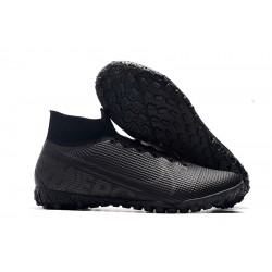 Nike Mercurial Superfly 7 Elite TF All Black Soccer Cleats