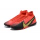 Nike Mercurial Superfly 7 Elite TF Black Gold Red Soccer Cleats