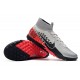 Nike Mercurial Superfly 7 Elite TF Black Red Silver Soccer Cleats