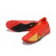 Nike Mercurial Superfly 7 Elite TF Gold Red Black Soccer Cleats