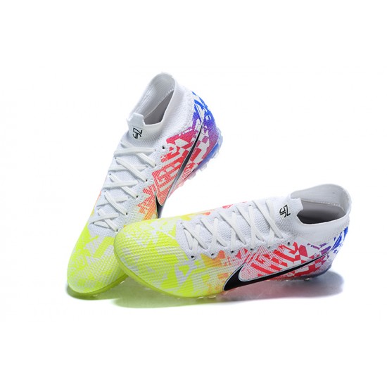 Buy And Seller Nike Mercurial Superfly 7 Elite TF Green Black Red White Blue Soccer Cleats Shop Online