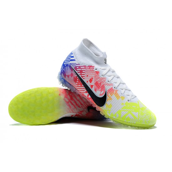 Buy And Seller Nike Mercurial Superfly 7 Elite TF Green Black Red White Blue Soccer Cleats Shop Online