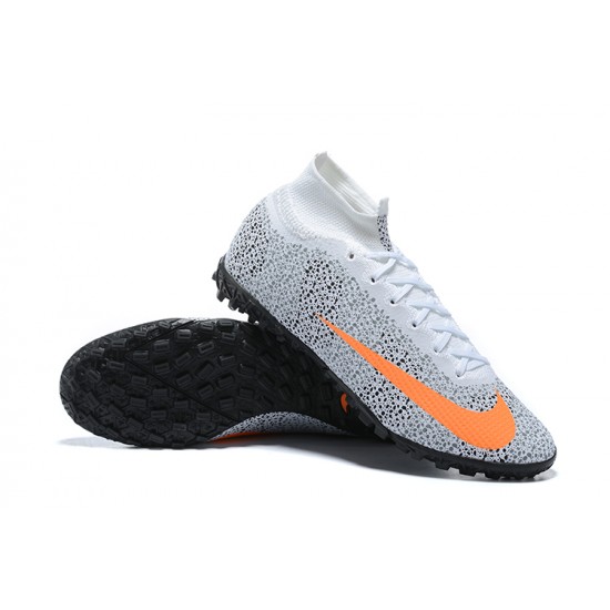 To Find A Ready Market Nike Mercurial Superfly 7 Elite TF Grey Orange White Soccer Cleats Online