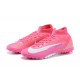 Nike Mercurial Superfly 7 Elite TF Grey Pink Peach Soccer Cleats