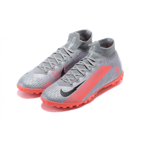 Shop Now Nike Mercurial Superfly 7 Elite TF Peach Silver Black Soccer Cleats Shop