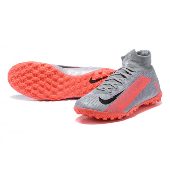 Shop Now Nike Mercurial Superfly 7 Elite TF Peach Silver Black Soccer Cleats Shop