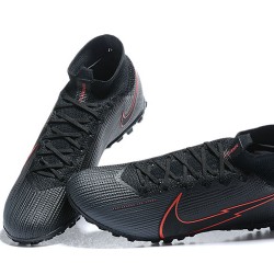 Nike Mercurial Superfly 7 Elite TF Red Black Soccer Cleats