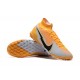 Nike Mercurial Superfly 7 Elite TF Silver Black Orange Soccer Cleats