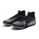 Nike Mercurial Superfly 7 Elite TF White Black Soccer Cleats