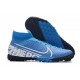 Nike Mercurial Superfly 7 Elite TF White Blue Soccer Cleats