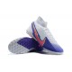 Where To Get Nike Mercurial Superfly 7 Elite TF White Pink Deep Blue Soccer Cleats Shop