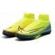 Nike Mercurial Superfly 7 Elite TF Yellow Green Black Pink Soccer Cleats