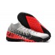 Nike Mercurial Superfly VII Academy TF Black Silver Red Soccer Cleats