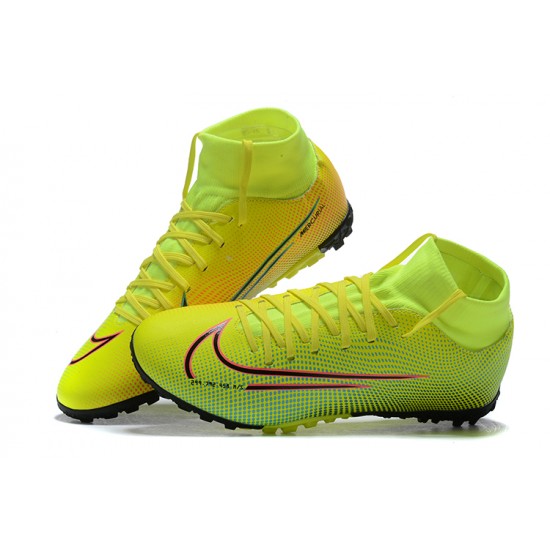 High Quality Nike Mercurial Superfly VII Academy TF Green Black Pink Red Soccer Cleats Shop Online