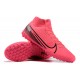 Discover Nike Mercurial Superfly VII Academy TF Peach Black Soccer Cleats Online