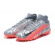 Discover Nike Mercurial Superfly VII Academy TF Silver Black Orange Soccer Cleats Shop Online