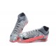 Nike Mercurial Superfly VII Academy TF Silver Black Orange Soccer Cleats