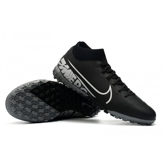 Buy the latest Nike Mercurial Superfly VII Academy TF White Black Soccer Cleats Online