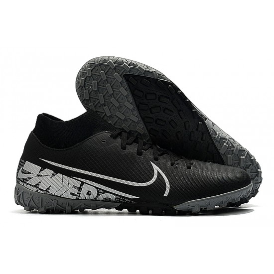 Buy the latest Nike Mercurial Superfly VII Academy TF White Black Soccer Cleats Online