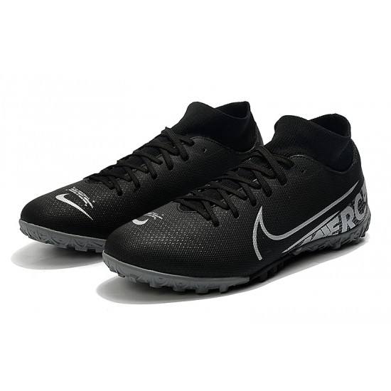 Buy the latest Nike Mercurial Superfly VII Academy TF White Black Soccer Cleats Online