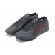 Nike Mercurial Vapor 13 Elite IC Black Red Grey Soccer Cleats