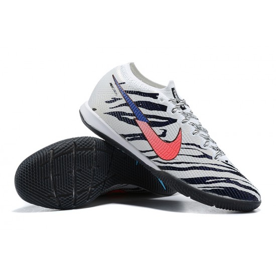 Buy Nike Mercurial Vapor 13 Elite IC White Black Pink Blue Soccer Cleats Sale