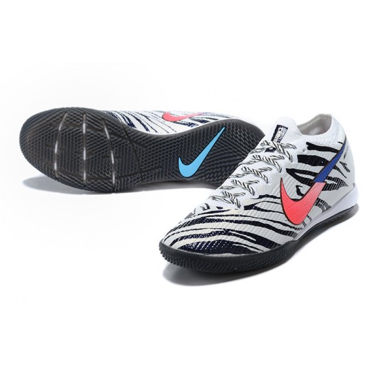 Buy Nike Mercurial Vapor 13 Elite IC White Black Pink Blue Soccer Cleats Sale