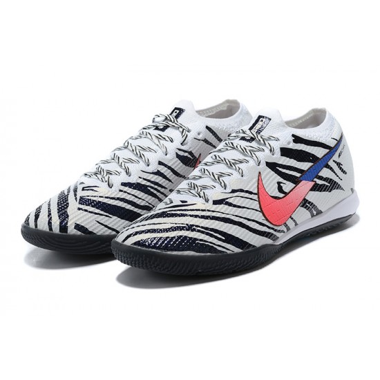 Buy Nike Mercurial Vapor 13 Elite IC White Black Pink Blue Soccer Cleats Sale