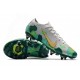 Nike Mercurial Vapor 13 Elite SG Low Grey Gold Green Soccer Cleats