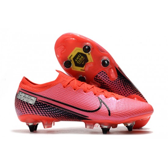 Nike Mercurial Vapor 13 Elite SG Low Pink Black Soccer Cleats