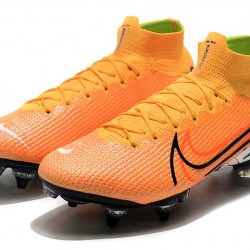 Nike Mercurial Vapor 13 Elite SG-PRO AC High Orange Black White Soccer Cleats