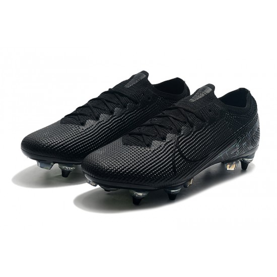 Where To Get Nike Mercurial Vapor 13 Elite SG-PRO AC Low Black Green Soccer Cleats Sale