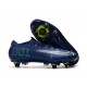 Nike Mercurial Vapor 13 Elite SG-PRO AC Low Deep Blue White Black Soccer Cleats