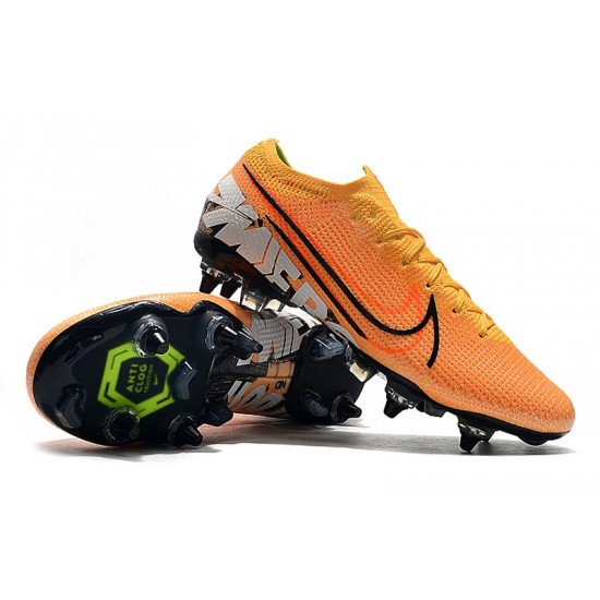 Nike Mercurial Vapor 13 Elite SG-PRO AC Low Orange Black White Soccer Cleats