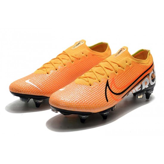 Choose To Buy Nike Mercurial Vapor 13 Elite SG-PRO AC Low Orange Black White Soccer Cleats Sale