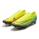 Nike Mercurial Vapor 13 Elite SG-PRO AC Low Yellow Green Pink Soccer Cleats