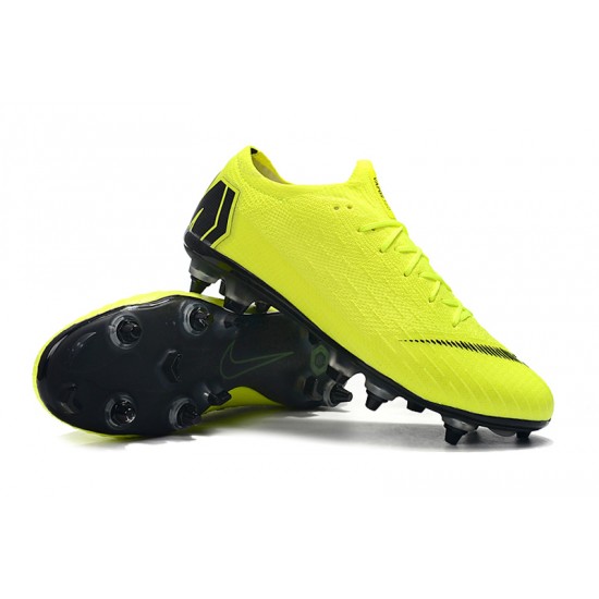 The Best Selling Line Nike Mercurial Vapor Fury VII Elite SG-Pro AC Yellow Green Black Soccer Cleats Sale