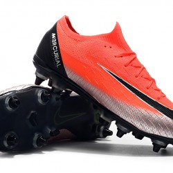 Nike Mercurial Vapor VI Elite CR7 SG AC Low Orange Silver Black Soccer Cleats