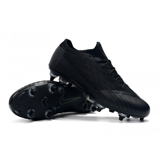 Where To Get Nike Mercurial Vapor VII Elite SG AC Green All Black Soccer Cleats Shop