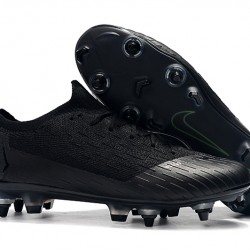 Nike Mercurial Vapor VII Elite SG AC Green All Black Soccer Cleats