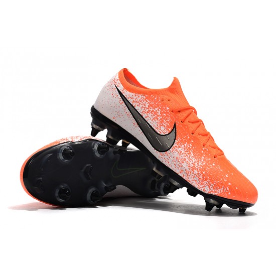 Nike Mercurial Vapor VII Elite SG AC Low Orange White Black Soccer Cleats