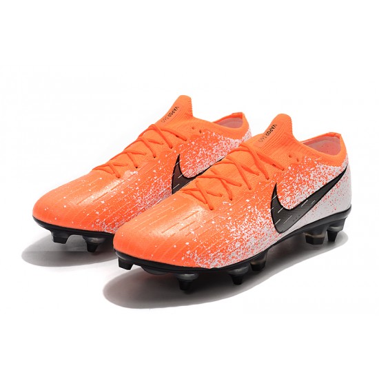 Nike Mercurial Vapor VII Elite SG AC Low Orange White Black Soccer Cleats