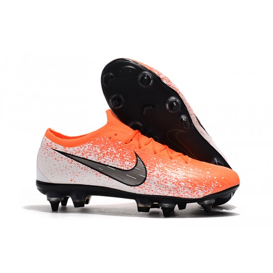 Nike Mercurial Vapor VII Elite SG AC Low Orange White Black Soccer Cleats