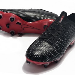 Nike Mercurial Vapor XII Elite SG Black Win-Red Soccer Cleats