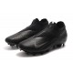 Nike Phantom Vision Elite DF FG Black Grey Soccer Cleats