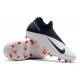 Nike Phantom Vision Elite DF FG Black White Soccer Cleats