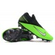 Nike Phantom Vision Elite DF FG Green Black Silver Soccer Cleats