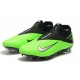 Nike Phantom Vision Elite DF FG Green Black Silver Soccer Cleats